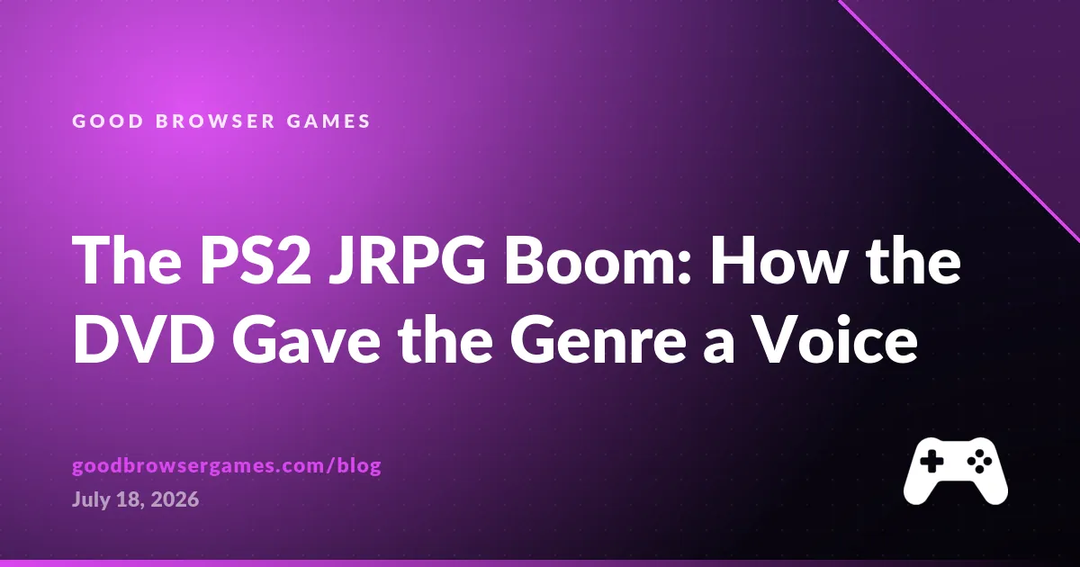 The PS2 JRPG Boom: How the DVD Gave the Genre a Voice, from the Good Browser Games blog